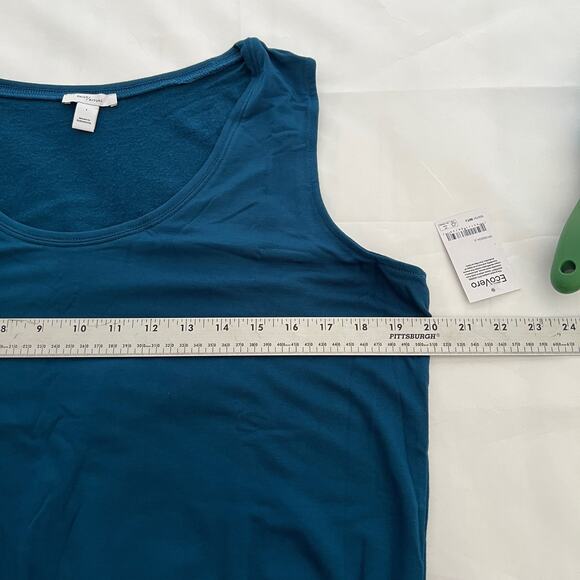 Daily Ritual Women's Supersoft Terry Sleeveless Scoopneck Navy Jumpsuit Size L - Picture 7 of 10